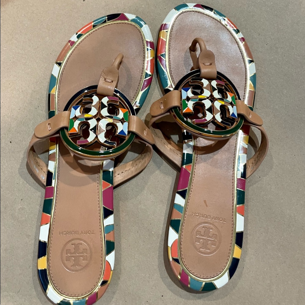 Tory Burch leather T sandal